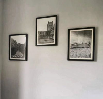 A trio of Durham City drawings